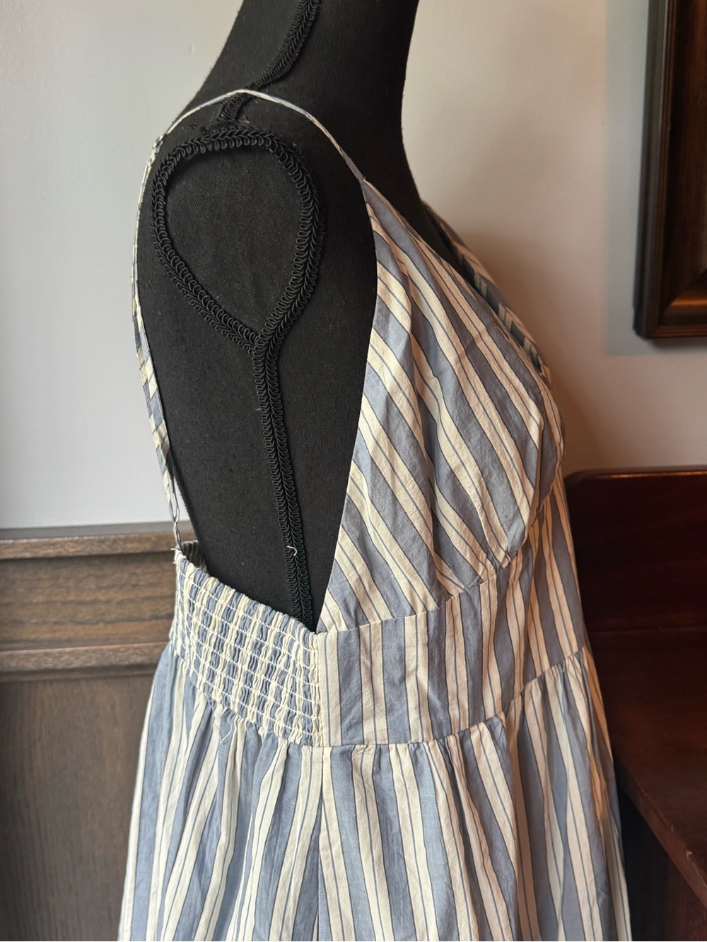 a new day Blue and White Striped Maxi Dress - Picture 6 of 9